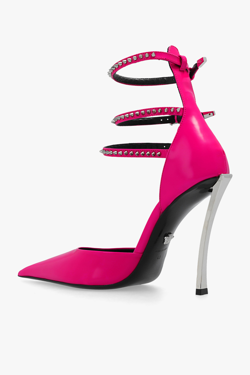 Pink Leather pumps Versace IetpShops Benin axel arigato